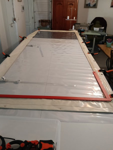 Photo de galerie - Réparation de toile, voile, bâche....