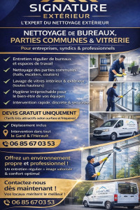 Photo de galerie - Nettoyage de partie commune, intérieur , vitres 