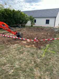 Photo de galerie - Terrassement pour recevoir abri camping-car 