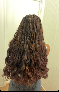 Photo de galerie - French curly braids