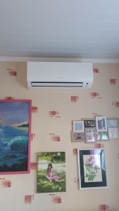 Photo de galerie - Installation groupe intérieur climatisation DAIKIN 