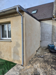 Photo de galerie - Enduit monocouche gratté
