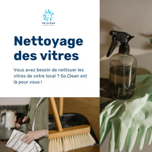 Photo de galerie - Nettoyage vitres 