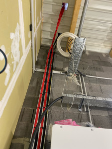 Photo de galerie - Installation chemin de câbles 