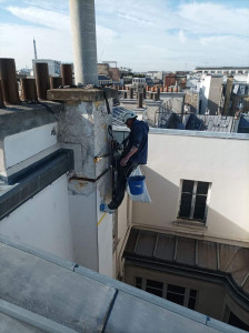 Photo de galerie - Réparation cheminée 