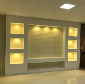 Photo de galerie - Une décoration réalisé par moi, pour la place d’une télé 