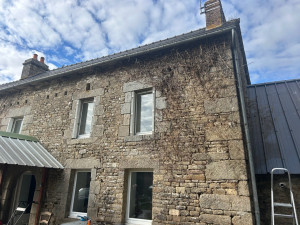 Photo de galerie - Enlèvement de lierre et nettoyage de toutes les gouttières 