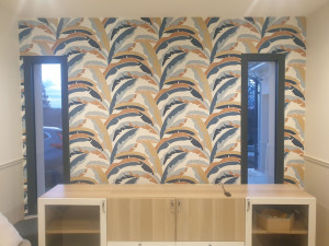 Photo de galerie - Pose de papier peint