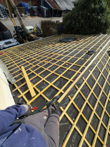 Photo de galerie - Remplacement de la charpente 