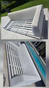 Photo de galerie - Nettoyage d'un salon de jardin 