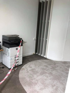 Photo de galerie - Moquette avec arc de ciel et nuancé de teinte sur pouture.