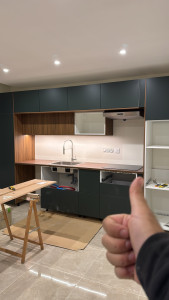 Photo de galerie - Pose de cuisine 