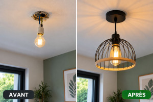 Photo de galerie - Installation luminaire 
