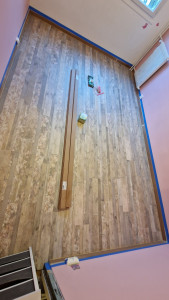 Photo de galerie - Pose de parquet