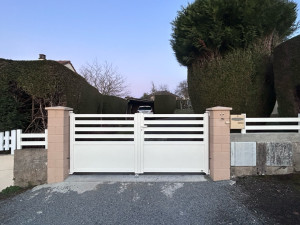 Photo de galerie - Pose d un portail 