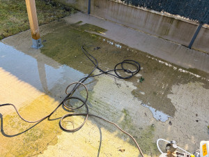 Photo de galerie - Nettoyage de terrasse au karcher sans produit 