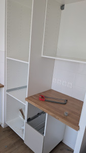 Photo de galerie - Pose cuisine plan de travail 