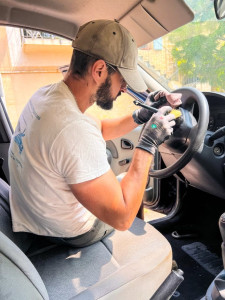 Photo de galerie - Detailing d'un volant