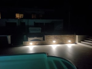Photo de galerie - éclairage piscine et terrasse 