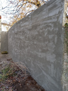 Photo de galerie - Sous couche gris pour l'étanchéité d'une murette 