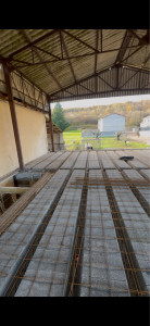 Photo de galerie - Création d’une dalle avec hourdis