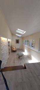 Photo de galerie - Fin de chantier interieur de l'extension d'une maison .