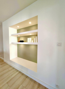 Photo de galerie - Création niche + électricité 