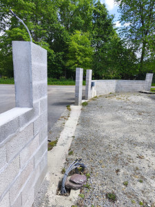Photo de galerie - Muret clôture/portail