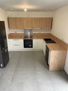 Photo de galerie - Installation d’une cuisine avec électroménager