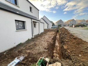 Photo de galerie - Terrassement plus création de tranchées
