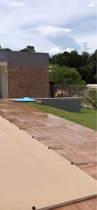 Photo de galerie - Bâche de protection piscine sécurité 