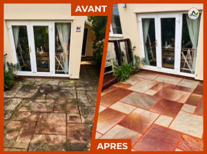 Photo de galerie - Nettoyage de terrasse