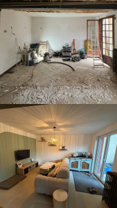Photo de galerie - Rénovation total d’un salon 