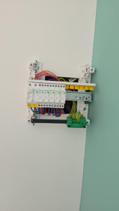 Photo de galerie - Pose tableau 1 rangée pour extension maison