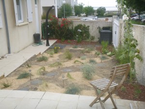 Photo de galerie - Conception et réalisation d'un aménagement de jardin à Fouras