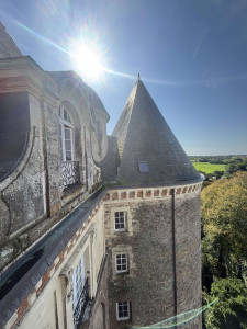Photo de galerie - Réflexion de toiture sur château 