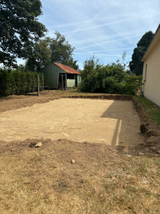 Photo de galerie - Terrassement piscine h/s