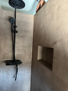 Photo de galerie - Pose de béton ciré