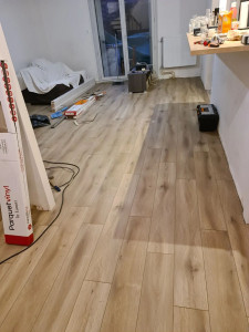 Photo de galerie - Pose de parquet - Revêtement de sol