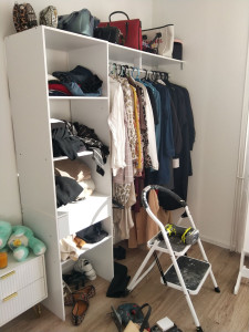 Photo de galerie - Montage et installation d'une penderie.