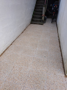 Photo de galerie - Pose de dallage extérieur