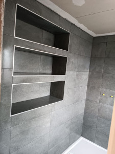 Photo de galerie - Carrelage de salle de bain 