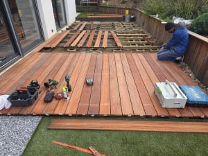 Photo de galerie - Terrasse bois exótica 