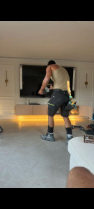 Photo de galerie - Installation d'une led 24 v sur un meuble TV