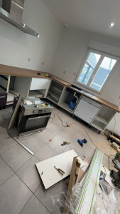 Photo de galerie - Rénovation cuisine pendant***