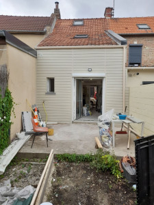 Photo de galerie - Pose de bardage pvc