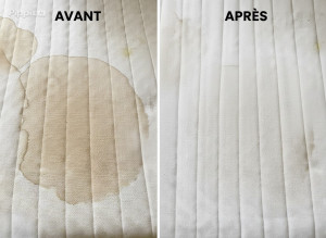 Photo de galerie - Matelas Avant/Après