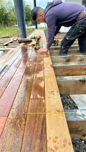 Photo de galerie - Terrace en bois exotique 