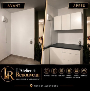 Photo de galerie - Installation de meuble rangement et optimisation de l’espace intérieur 