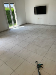 Photo de galerie - Carrelage 60x60 maison totale